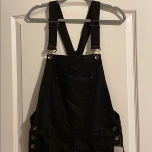 Black overall size small